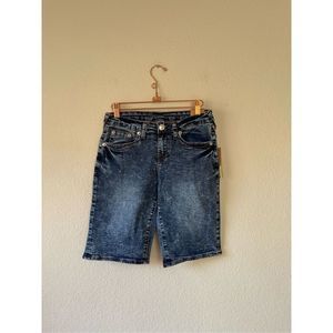 NWT true religion girls denim Bermuda shorts size‎ 12